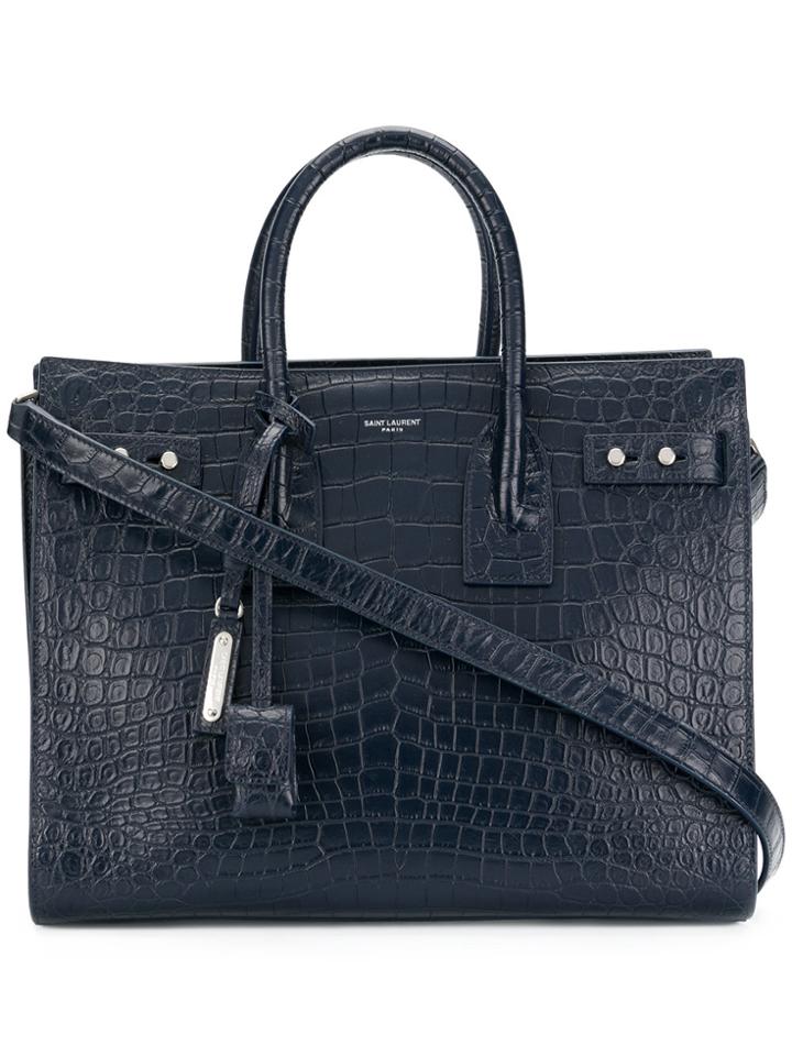 Saint Laurent Sac De Jour Bag - Blue