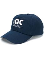 Applecore Monogram Logo Embroidered Cap - Blue