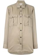 Isabel Marant Étoile Chest Pockets Shirt, Women's, Size: 48, Nude/neutrals, Cotton/modal