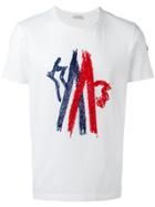 Moncler Stitched Logo T-shirt - White