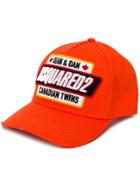 Dsquared2 Logo Patch Cap - Orange