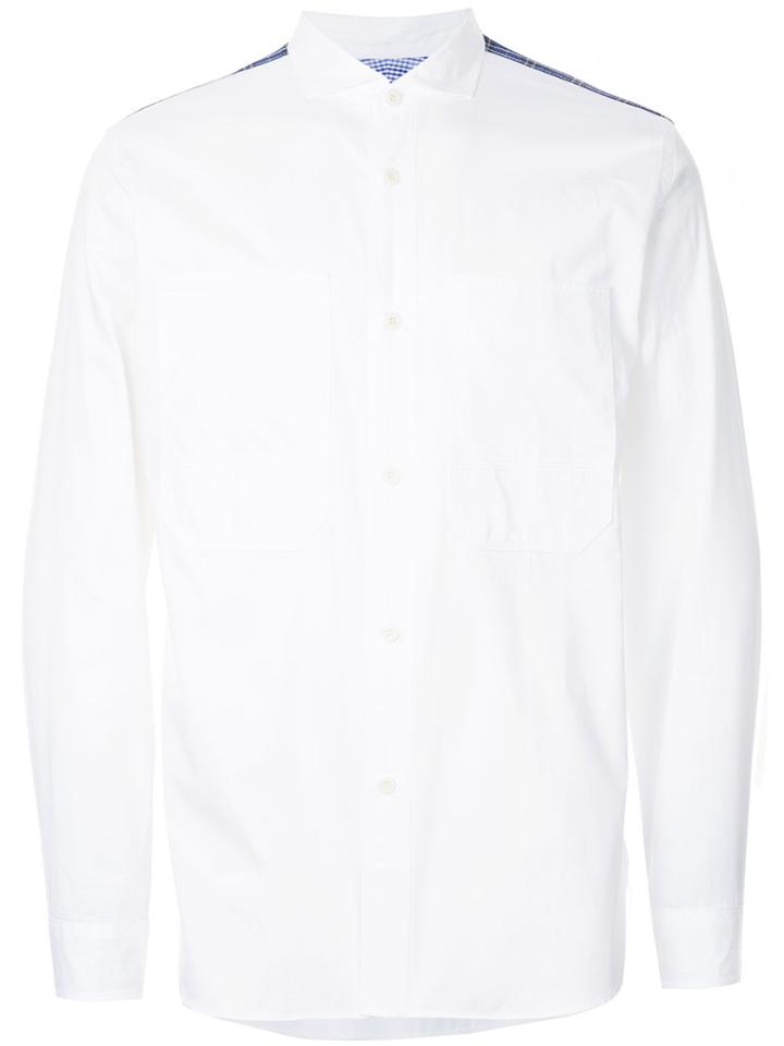 Junya Watanabe Man Patch Detail Shirt - White
