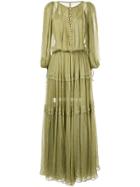 Maria Lucia Hohan Buttoned Maxi Dress - Gold