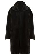 32 Paradis Sprung Frères Reversible Coat - Black