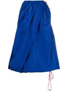 Marni Draped Drawstring Skirt - Blue