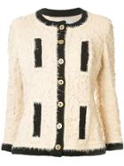 Chanel Pre-owned Textured Collarless Jacket - Neutrals