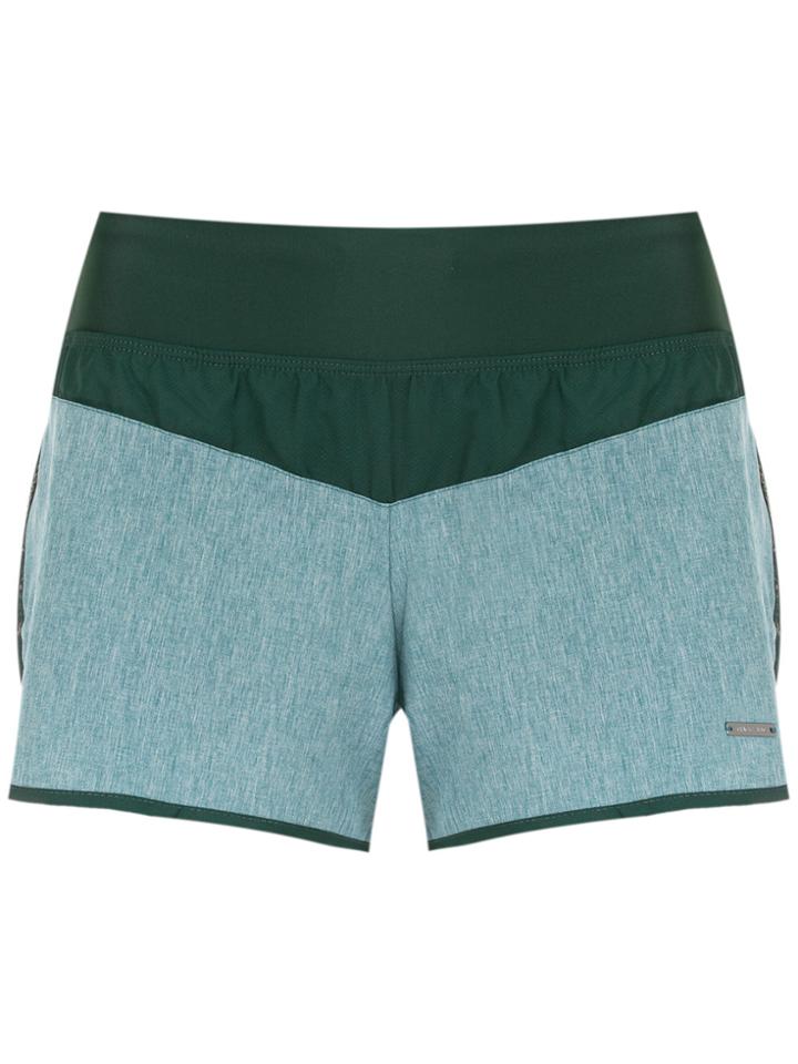 Track & Field Panelled Shorts - Green