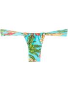 Blue Man Printed Bikini Bottoms, Women's, Size: Pp, Lyocell