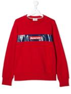Moncler Kids Branded Sweatshirt - Red