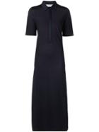 Lamberto Losani Shirt Maxi Dress - Blue