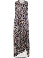 Henrik Vibskov Shroom Asymmetric Printed Dress - Pink & Purple
