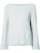Vince Ribbed Sweater - Blue