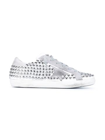 Golden Goose Deluxe Brand Super Star Sneakers, Women's, Size: 40, White, Leather/rubber/metal Other