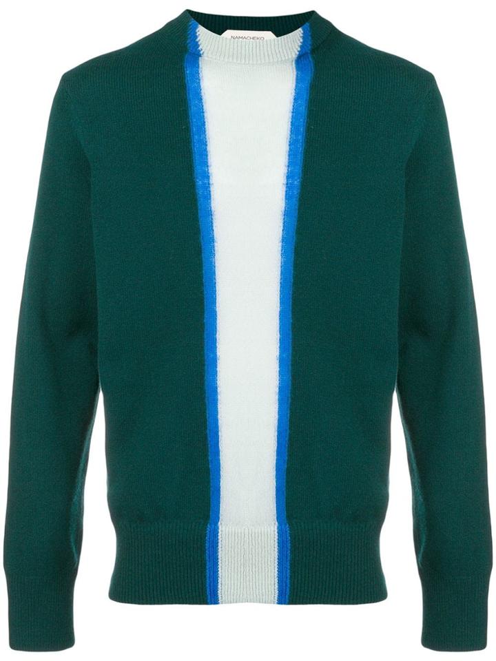 Namacheko Colour Block Jumper - Green
