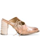 Cherevichkiotvichki Lace-up Half Mules - Nude & Neutrals