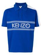 Kenzo Branded Polo Shirt - Blue