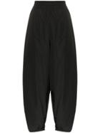 See By Chloé High-waisted Loose Fit Trousers - Black