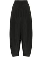 See By Chloé High-waisted Loose Fit Trousers - Black