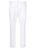 Dsquared2 Slim Cropped Trousers - White