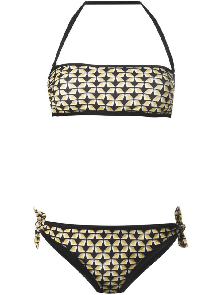 Fendi Bag Bugs Bandeau Bikini