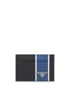 Prada Colour Block Card Holder - Black