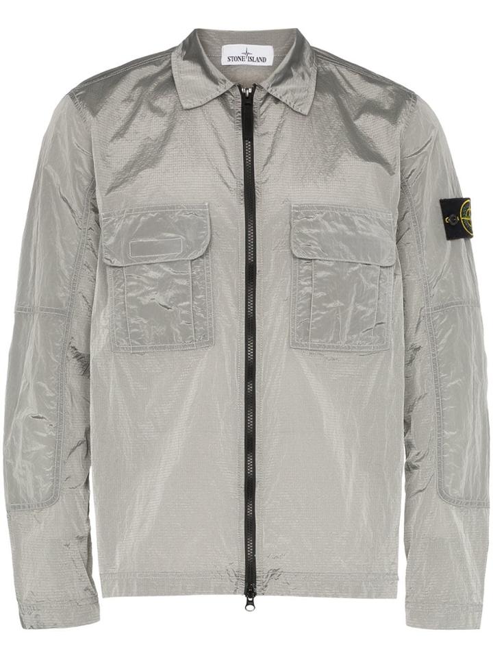 Stone Island Shell Shirt Jacket - Grey
