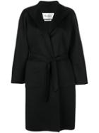 Max Mara - Classic Belted Coat - Women - Cashmere/virgin Wool - 40, Black, Cashmere/virgin Wool