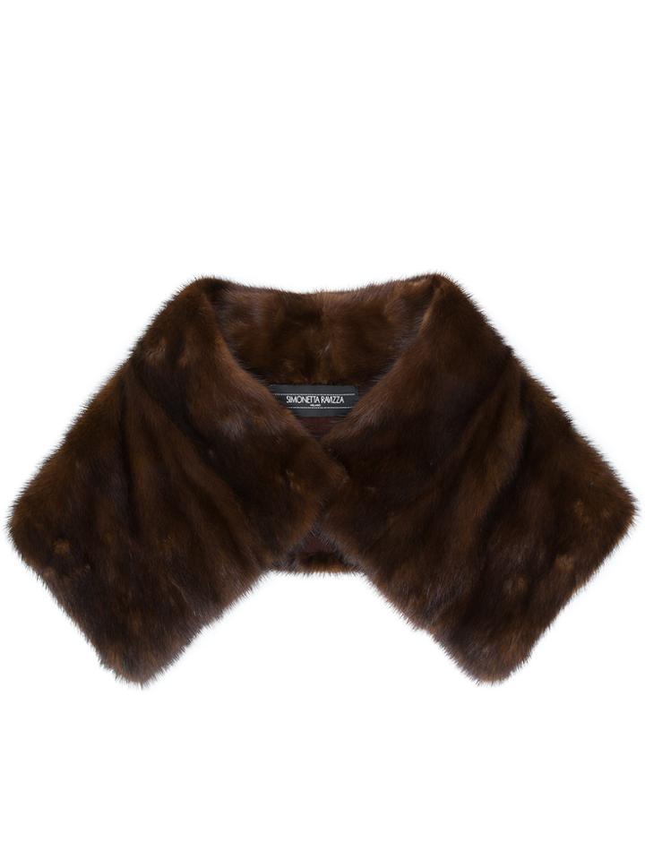 Simonetta Ravizza Collar Scarf - Brown