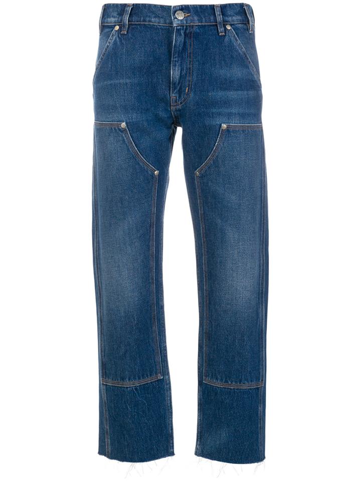 Mih Jeans Phoebe Cropped Jeans - Blue
