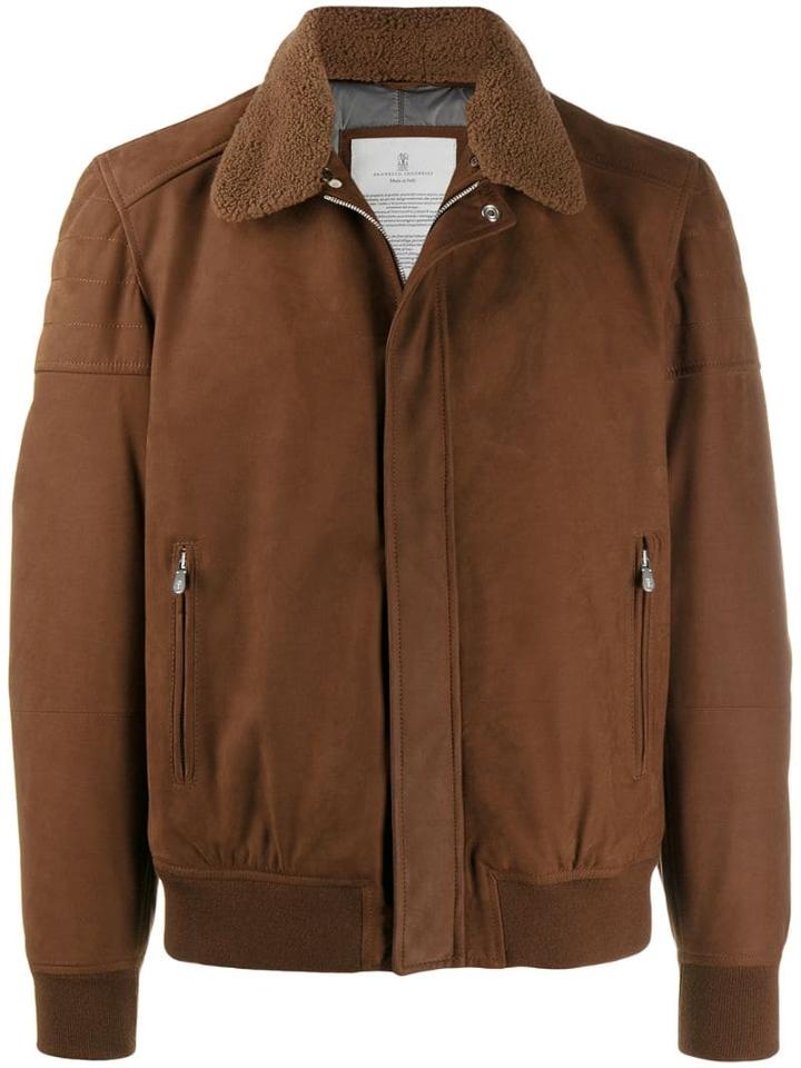 Brunello Cucinelli Bomber Jacket - Brown