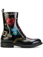 Dolce & Gabbana Lace-up Chunky Boots - Black