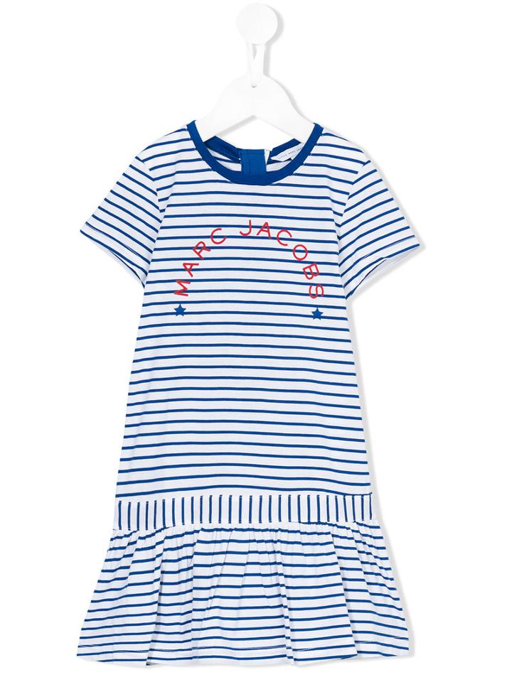 Little Marc Jacobs Striped Dress, Girl's, Size: 12 Yrs, Blue