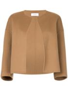 Astraet Structured Collarless Jacket - Nude & Neutrals