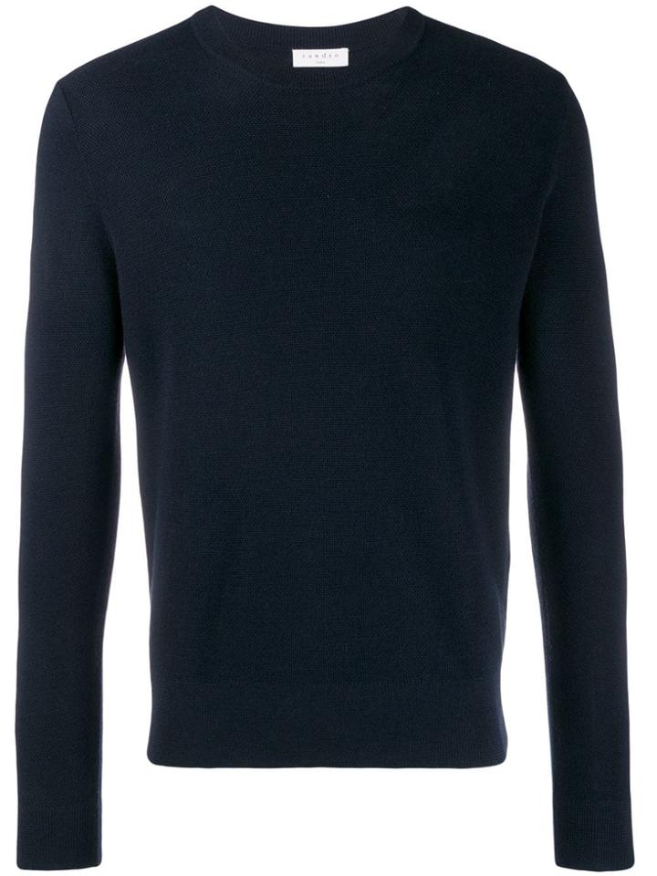 Sandro Paris Round Neck Jumper - Black