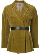 Des Prés Belted Blazer - Green