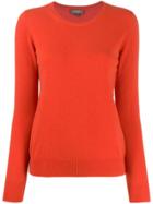 N.peal Round Neck Sweater - Orange