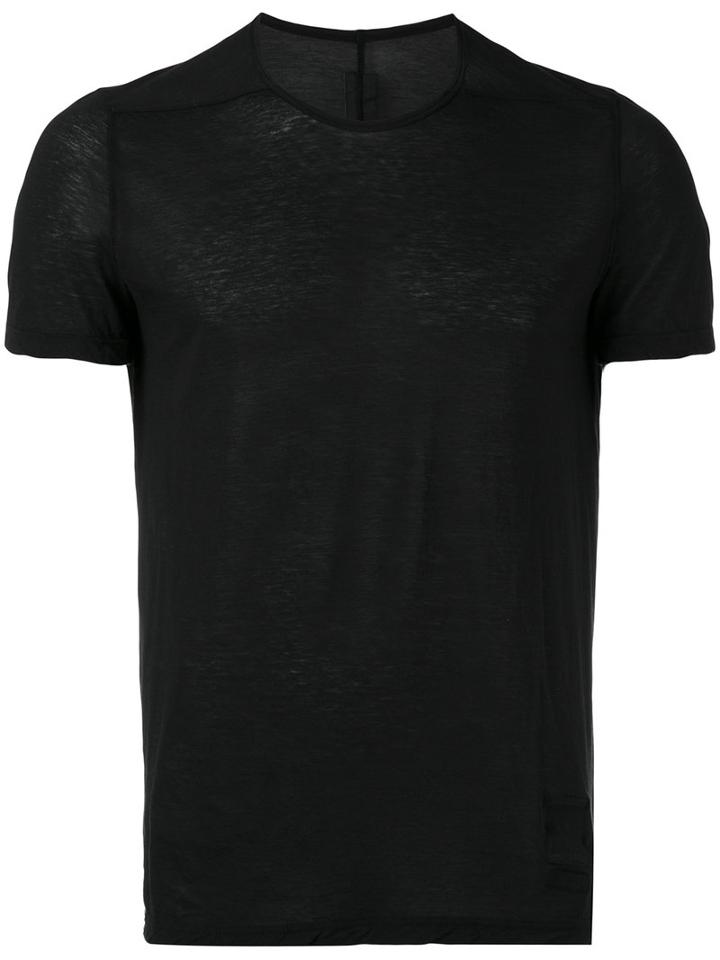 Rick Owens Drkshdw - Crew Neck T-shirt - Men - Cotton - L, Black, Cotton