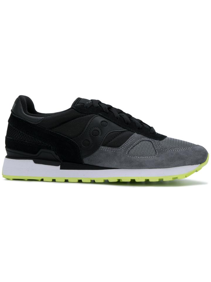 Saucony Panelled Mesh Runner Sneakers - Black