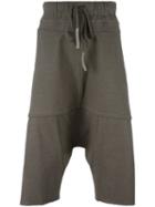 Lost & Found Ria Dunn Drop Crotch Shorts, Men's, Size: Small, Grey, Cotton