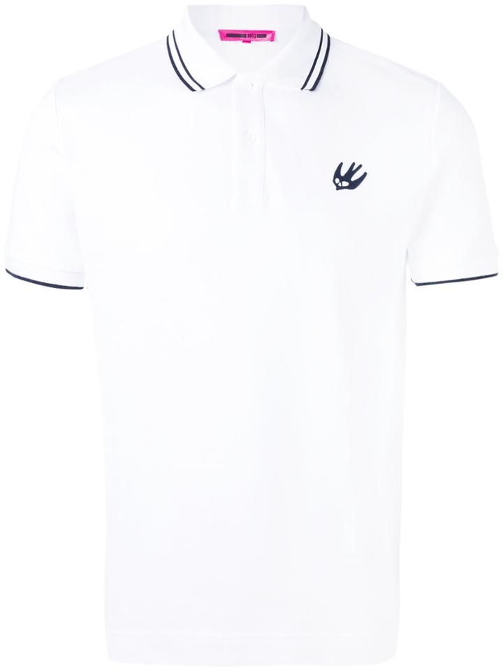 Mcq Alexander Mcqueen Swallow Patch Polo - White