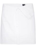 Jacquemus Mid-rise Folded Waist Button-down Denim Skirt - White