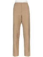 Loewe High Waist Tuxedo Trousers - Neutrals