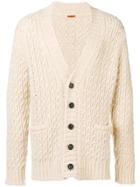 Barena Cable Knit Cardigan - Nude & Neutrals