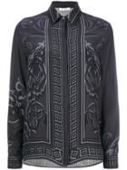 Versace Collection Arabesque Print Shirt - Grey