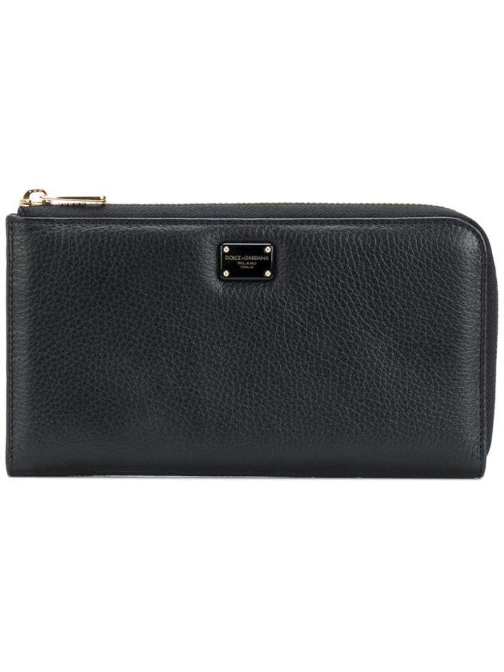 Dolce & Gabbana Zipped Dauphine Wallet - Black