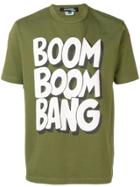 Junya Watanabe Man 'boom Boom Bang' Printed T-shirt - Green