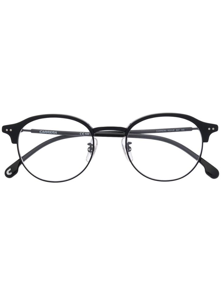 Carrera Classic Round Glasses - Black