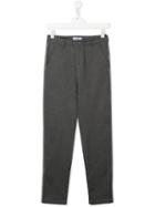 Dondup Kids Teen Tailored Frayed Seam Trousers - Grey