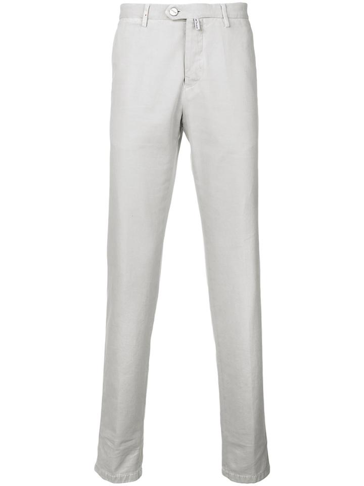 Kiton Regular Fit Trousers - Grey