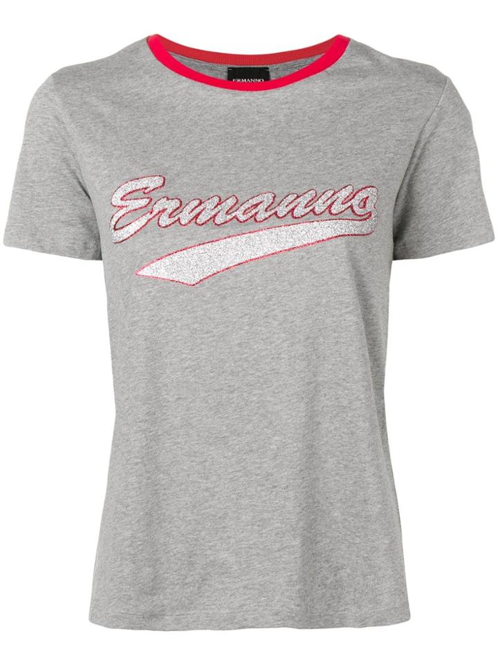 Ermanno Ermanno Logo T-shirt - Grey